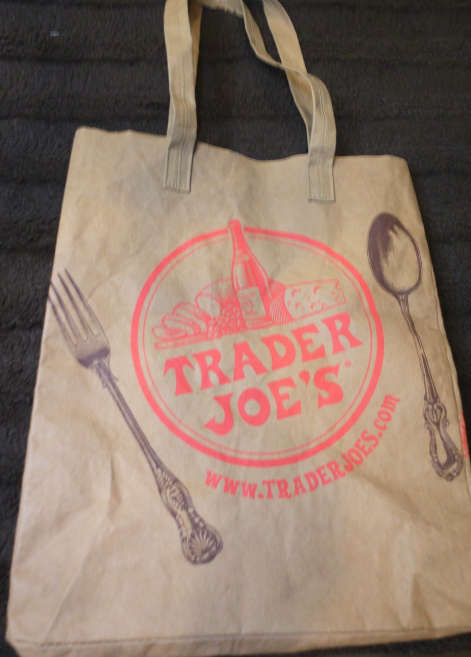 trader joes reusable bag paper tote Bag Excellent condition.